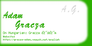 adam gracza business card